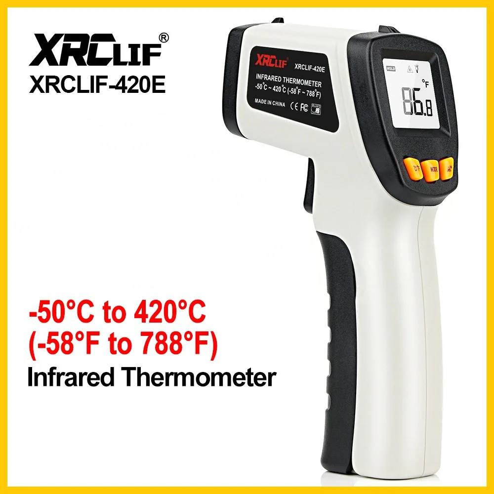 Industrial Laser Thermometer - XRCLIF 비접촉 고온계 레이저 적외선 온도계,