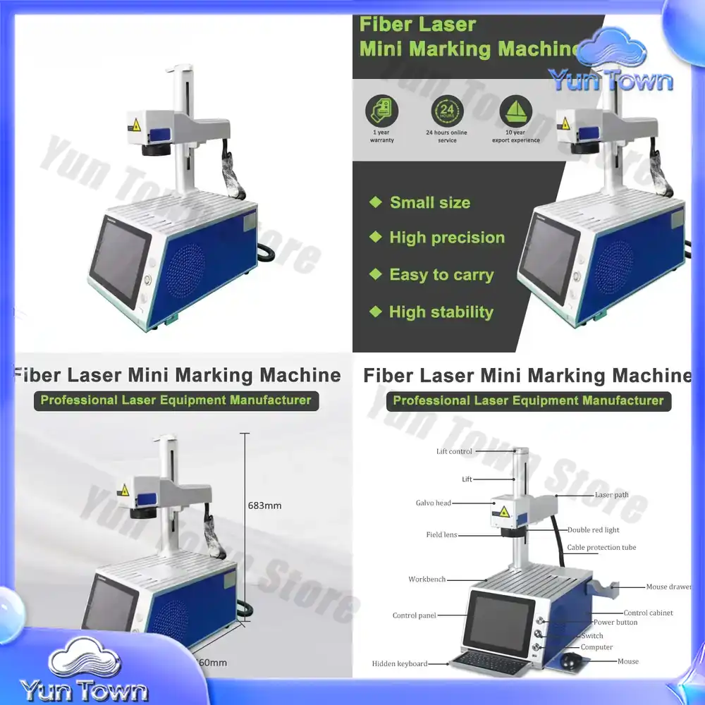 Industrial Laser Marking Machine - 레이커스 JPT MAX 레이저 소스를 갖춘