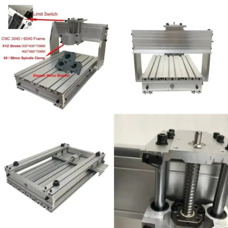 Cnc Router Machine - 알루미늄 CNC 3040 6040 프레임 키트
