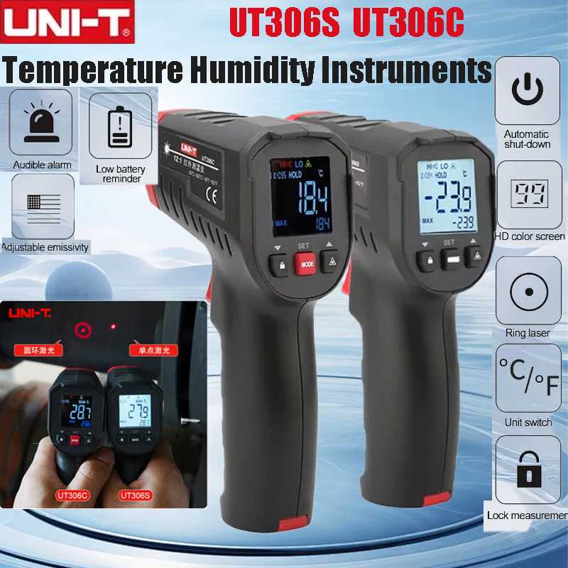 UNI-T UT306S UT306C 디지털 온도계 레이 - Industrial Laser Thermometer 리뷰 및 가격