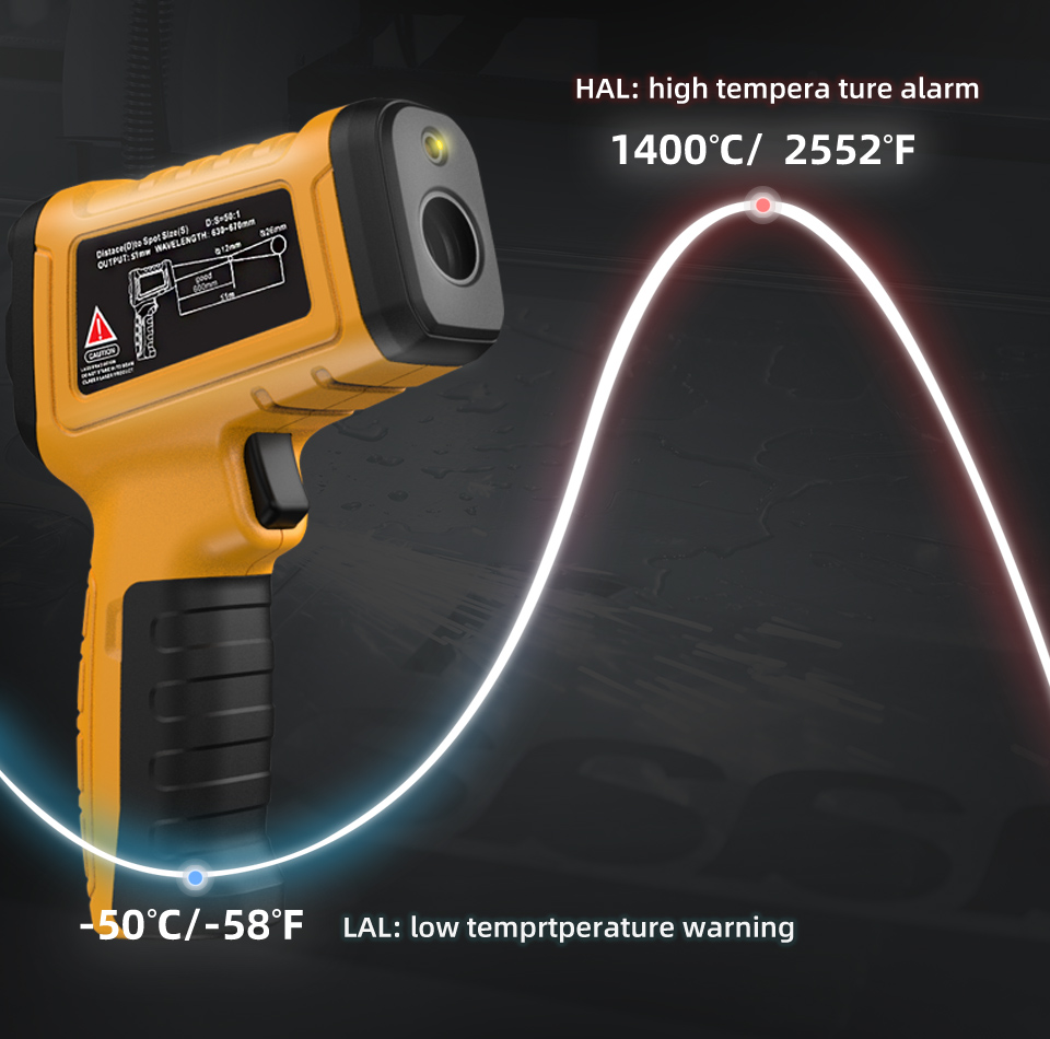 BSIDE 적외선 온도계 전문가용 50:1 -50~14 - Industrial Laser Thermometer 리뷰 및 가격