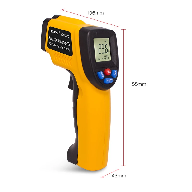 디지털 적외선 온도계 비접촉식 온도계 산업용 주방 야외 - Industrial Laser Thermometer 리뷰 및 가격
