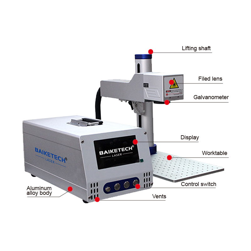 산업용 금속 조각을 위한 고속 20W/30W 파이버 레 - Industrial Laser Marking Machine 리뷰 및 가격