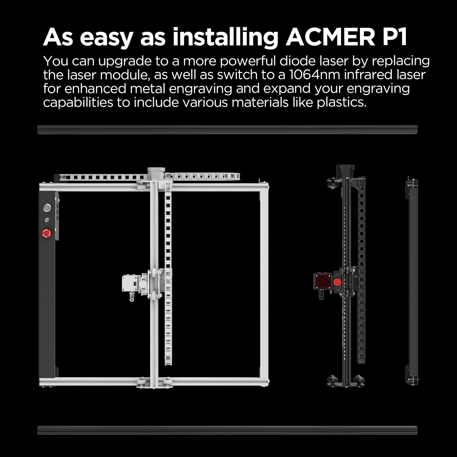 P1 L60 DIY 알루미늄 확장 프레임 키트 ACME - Laser Marking Machine 리뷰 및 가격