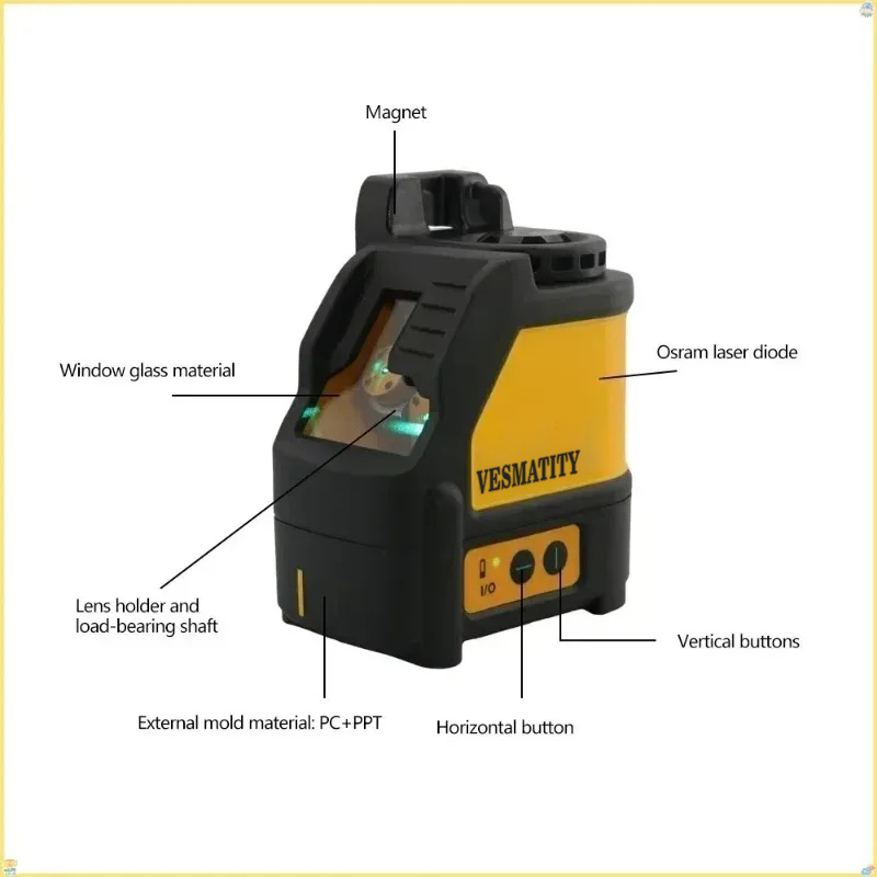 전문가용 그린 레이저 레벨, 데월트 배터리 핀용 정밀  - Industrial Laser Alignment Tool 리뷰 및 가격