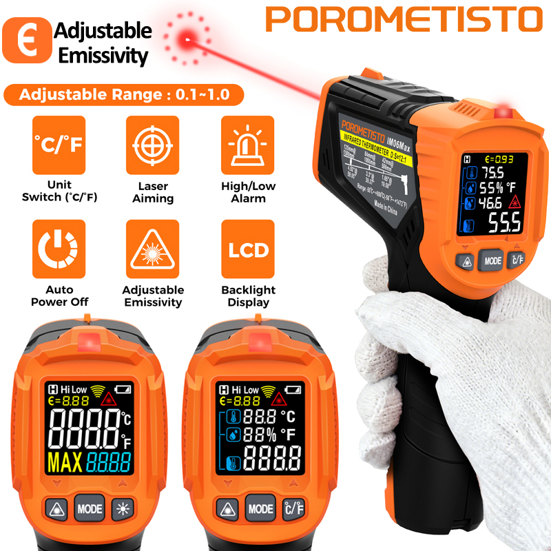 -50~380C 적외선 온도계 -50~800C 전문가용 - Industrial Laser Thermometer 리뷰 및 가격