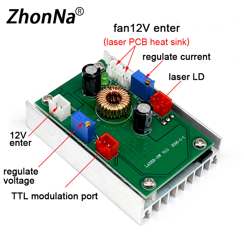 보드 PCB 회로 기판이 있는 레이저 빨간색/녹색/파란 - Industrial Green Laser 리뷰 및 가격