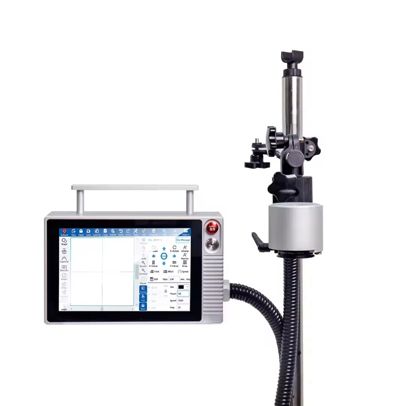 18W 공랭식 데이터 매트릭스 광섬유 레이저 조각기,  - Laser Marking Machine 리뷰 및 가격