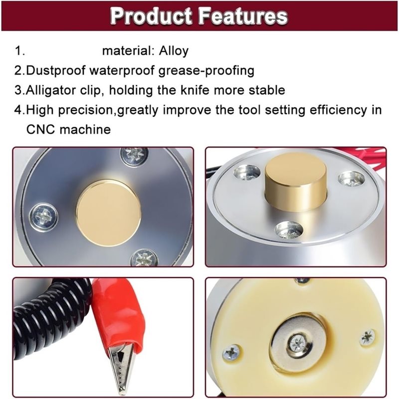 ABKO-CNC Z축 공구 설정 터치 플레이트 프로브  - Z Axis Cnc Touch Probe 리뷰 및 가격
